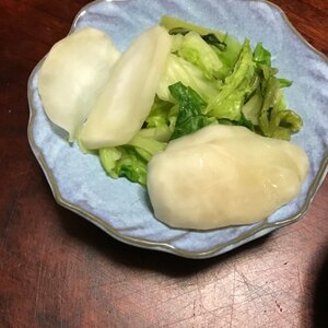 さっぱり美味しい.*･ﾟかぶの白だしレモン漬